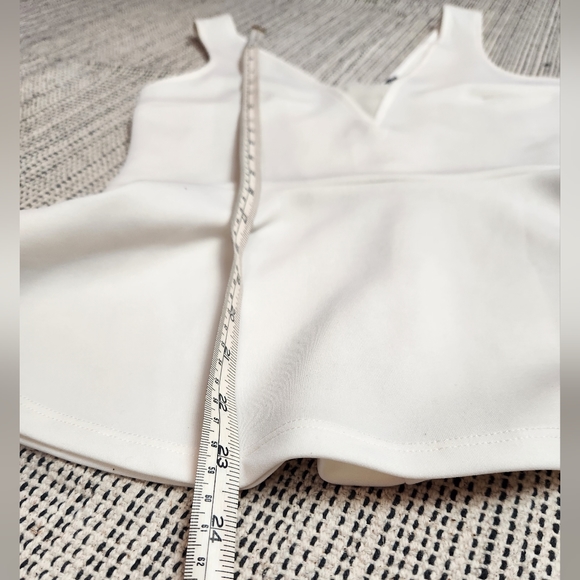 SOLD Express white peplum Blouse - Picture 6 of 7